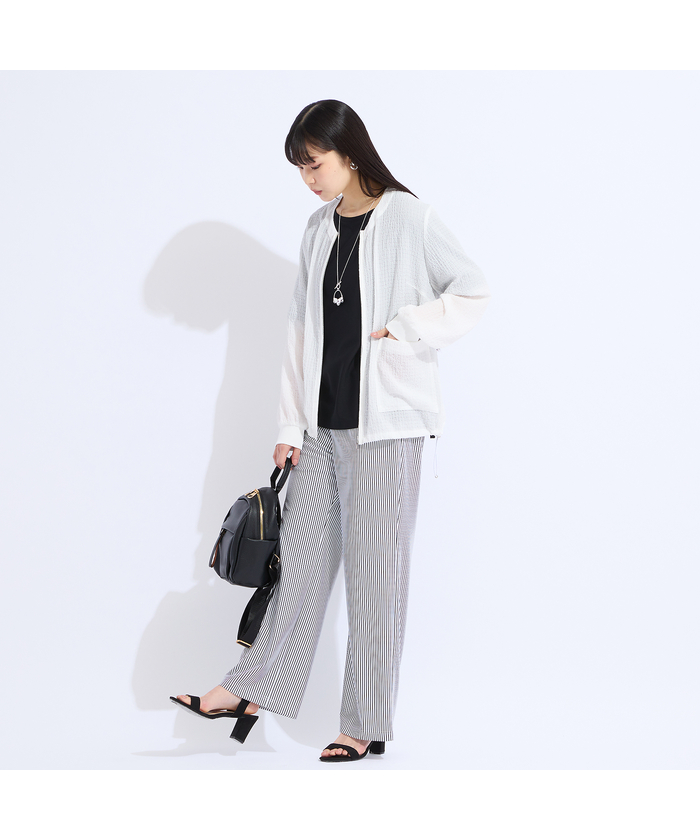 Sprout.】ウォッシャブルシアーストレッチジャケット(508329439)｜阪急