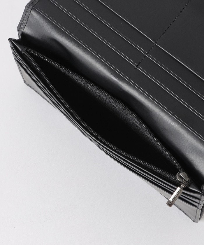 一部店舗限定】シャドークレストブリッジチェックロングウォレット