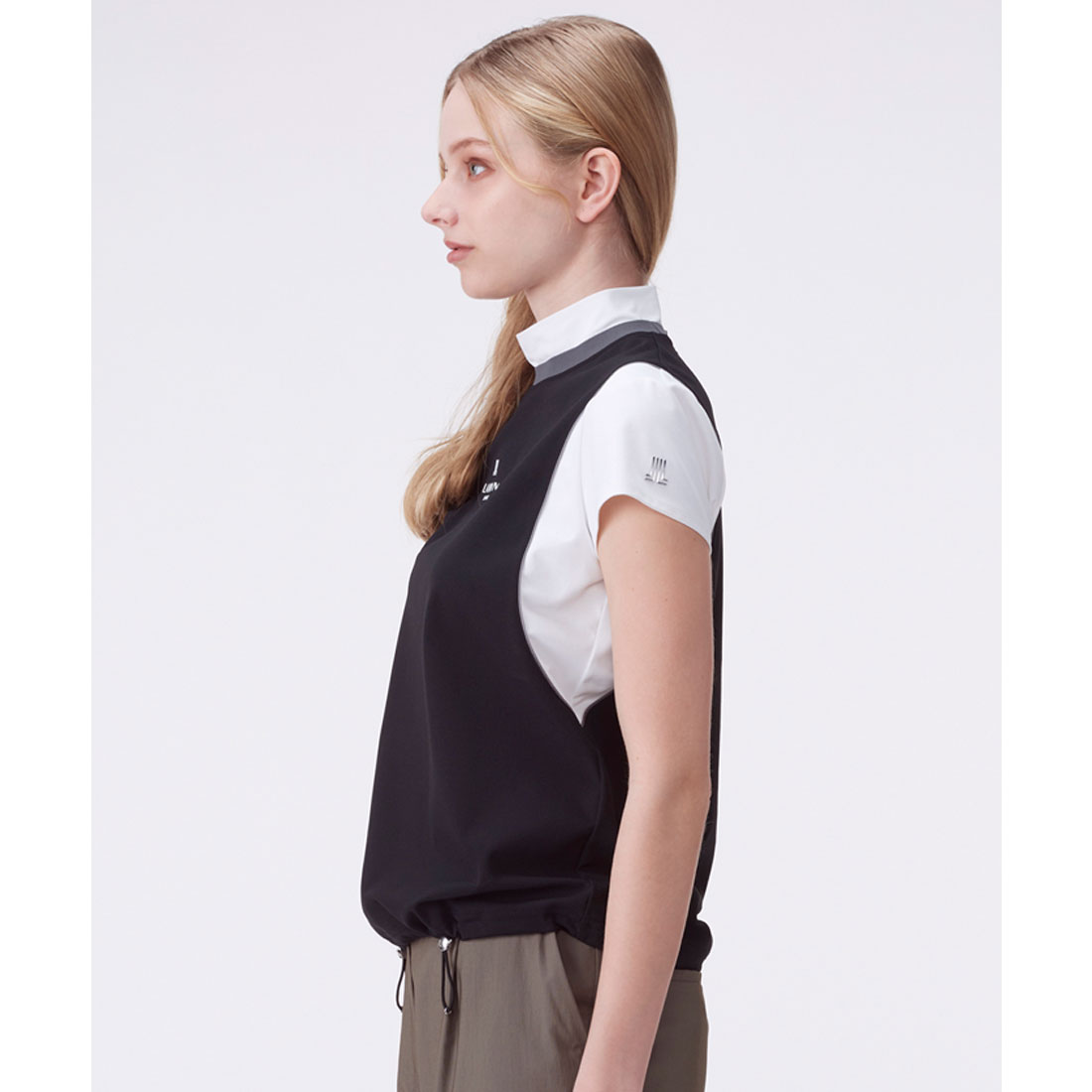 ランバン スポール LANVIN SPORT モックネック半袖シャツ