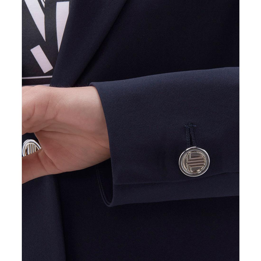 LANVIN SPORTS ランバン カシミヤシルク テーラードジャケット 38 ランバン スポール LANVIN SPORT テーラードジャケット