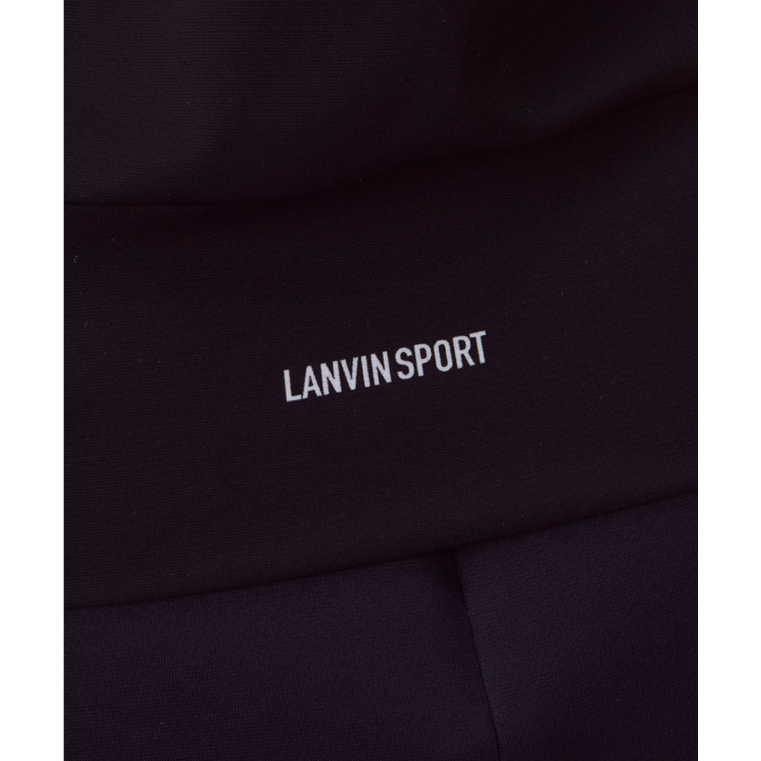 ランバン スポール LANVIN SPORT BIGロゴプリントハーフジップ