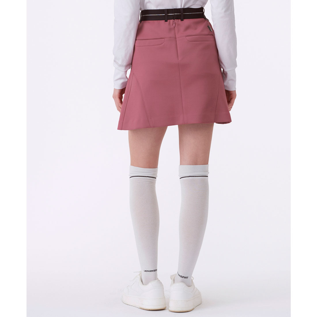 ランバン スポール LANVIN SPORT ダンボールニットAラインスカート