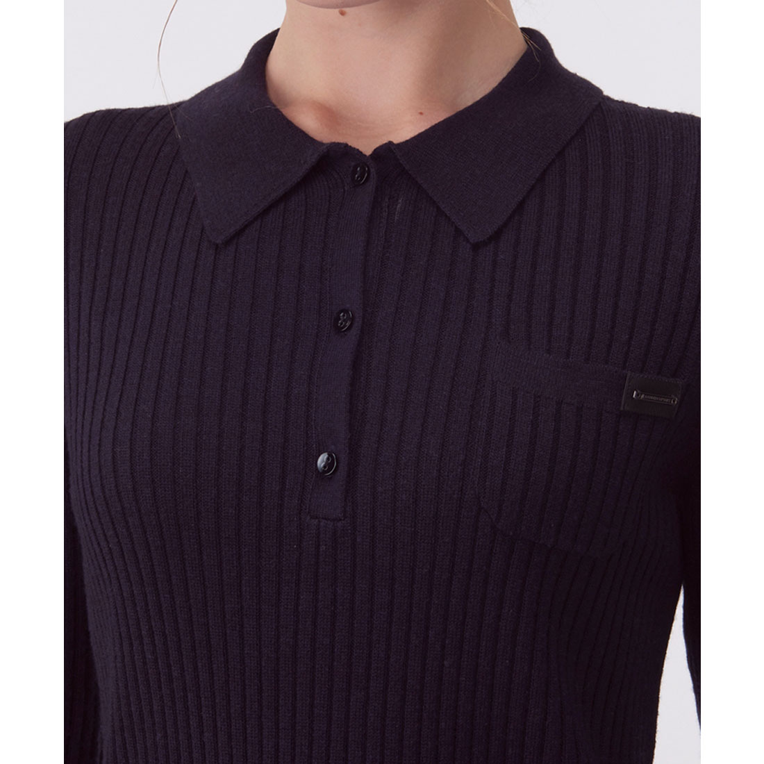 ランバン スポール LANVIN SPORT ニット長袖ポロシャツ