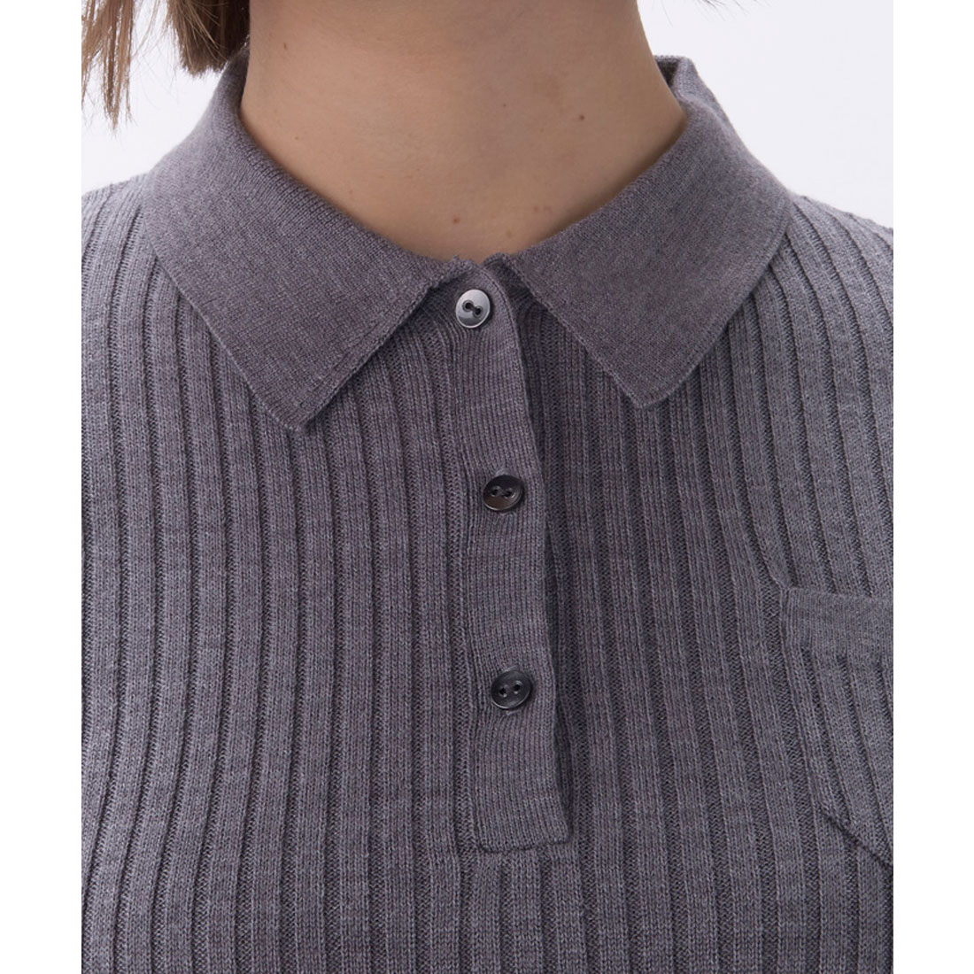 ランバン スポール LANVIN SPORT ニット長袖ポロシャツ