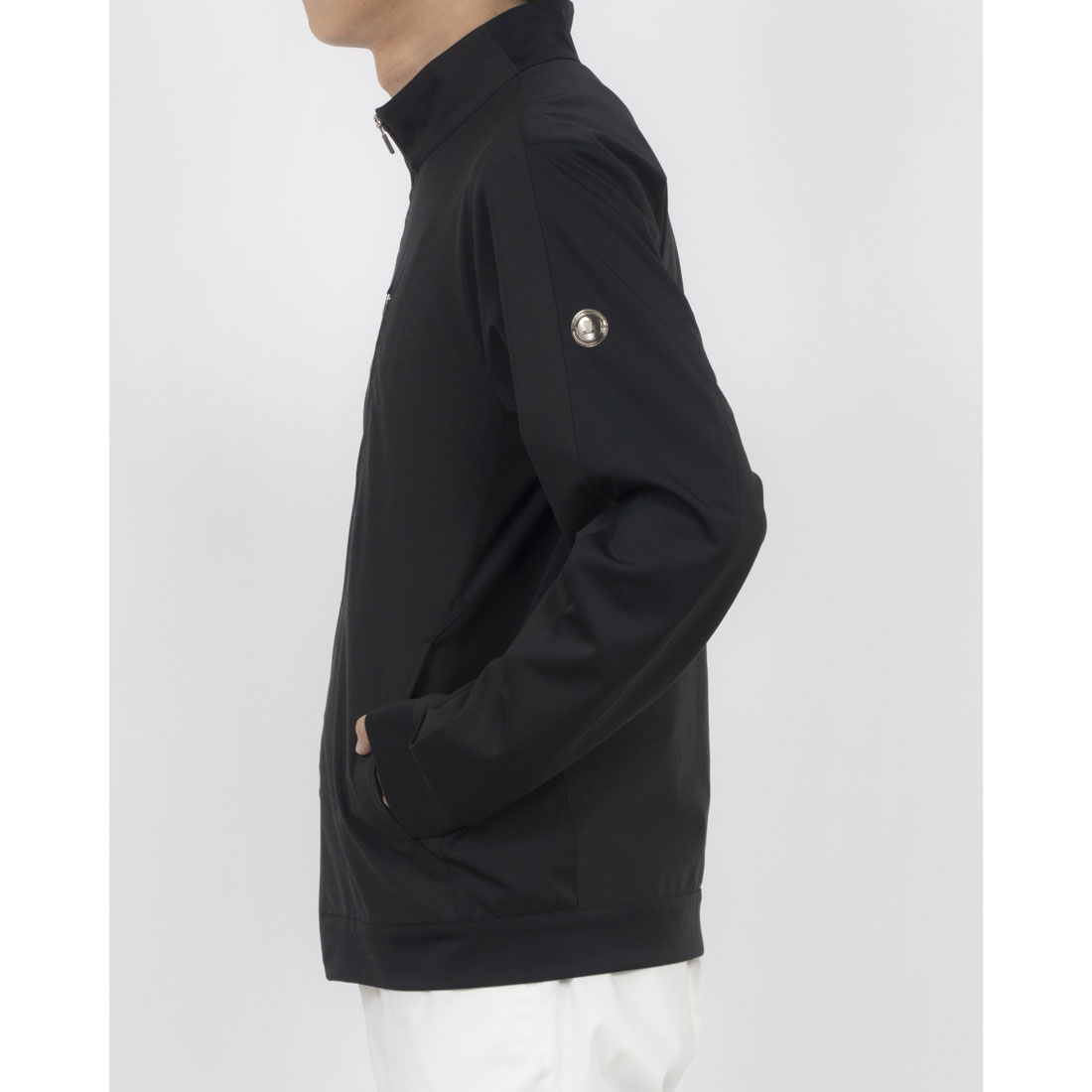 ♡新品タグ付♡ランバンスポールニットブルゾン/サイズ42 ランバン スポール LANVIN SPORT 異素材ブロッキングブルゾン