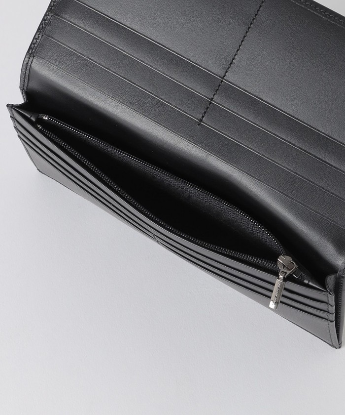 トーナルクレストブリッジチェックロングウォレット(508326576