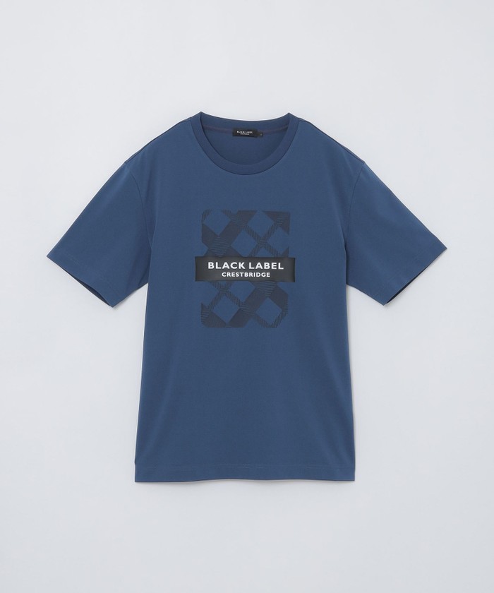 一部店舗限定】シャドーバイアスチェック ロゴプリントTシャツ