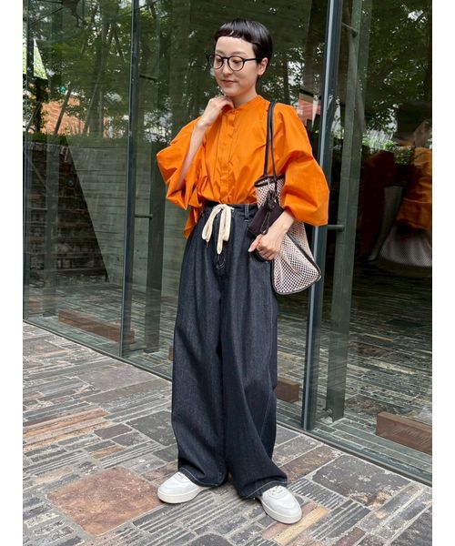 ウエストギャザーワイドパンツ(508171442)｜阪急百貨店公式通販