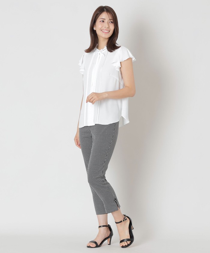 トゥービーシック　ウインドウペン スリムパンツ　25ss最新新品未使用 ウインドウペン スリムパンツ｜トゥービーシックの通販｜&mall