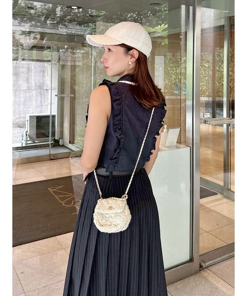 ノースリクロップドフリルシャツ(508360135)｜阪急百貨店公式通販