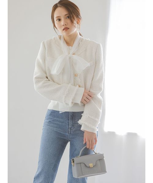 ニュアンスリボンニットプルオーバー(508360158)｜阪急百貨店公式通販