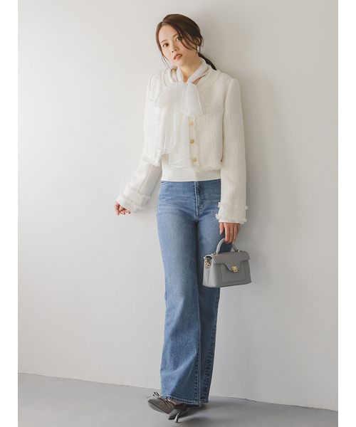 ニュアンスリボンニットプルオーバー　スナイデル ニュアンスリボンニットプルオーバー(508360158)｜阪急百貨店公式通販