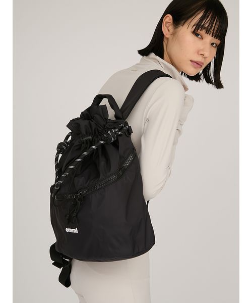 emmi バッグパック　リュック美品！ 限定カラー】撥水 emmiロゴマルチバックパック(508361445)｜阪急