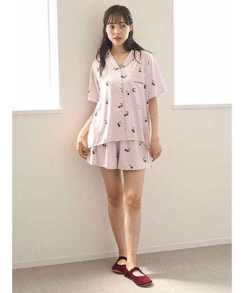 【接触冷感】チェリー柄Tシャツ& ショートパンツ 接触冷感】チェリー柄ショートパンツ(508363031)｜阪急百貨店
