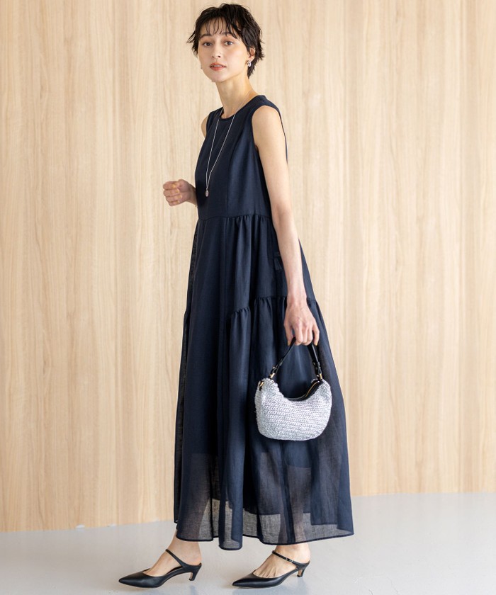 一部店舗限定/接触冷感/洗える】ラミータンブラー ノースリーブ