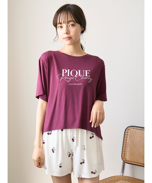 【接触冷感】チェリー柄シャツ& ショートパンツ 接触冷感】チェリー柄ショートパンツ(508363031)｜阪急百貨店