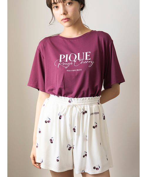 【接触冷感】チェリー柄Tシャツ& ショートパンツ 接触冷感】チェリー柄ショートパンツ(508363031)｜阪急百貨店