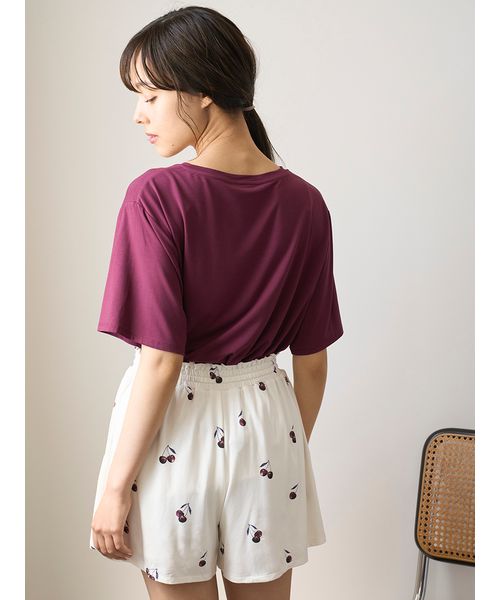 接触冷感】チェリー柄ショートパンツ(508363031)｜阪急百貨店