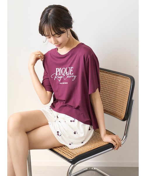 【接触冷感】チェリー柄シャツ& ショートパンツ 接触冷感】チェリー柄ショートパンツ(508363031)｜阪急百貨店
