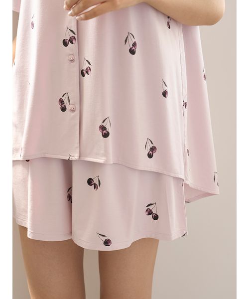 接触冷感】チェリー柄ショートパンツ(508363031)｜阪急百貨店