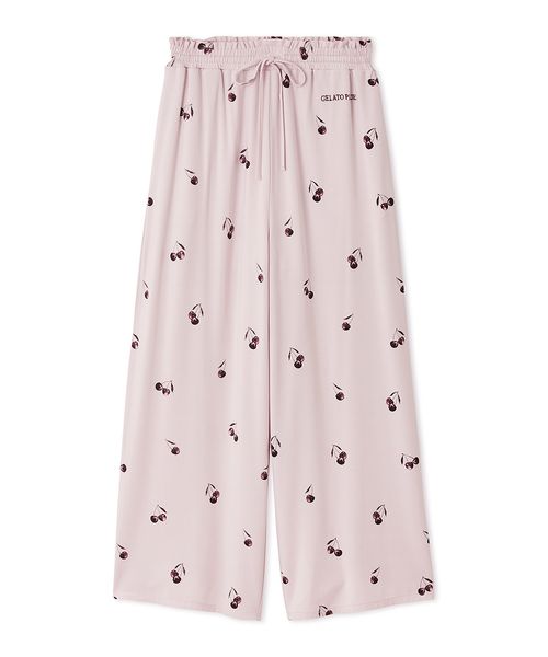正規品♡リサイクルジェラート&チェックロングパンツ♡ピンク 接触冷感】チェリー柄ロングパンツ(508363032)｜阪急百貨店公式