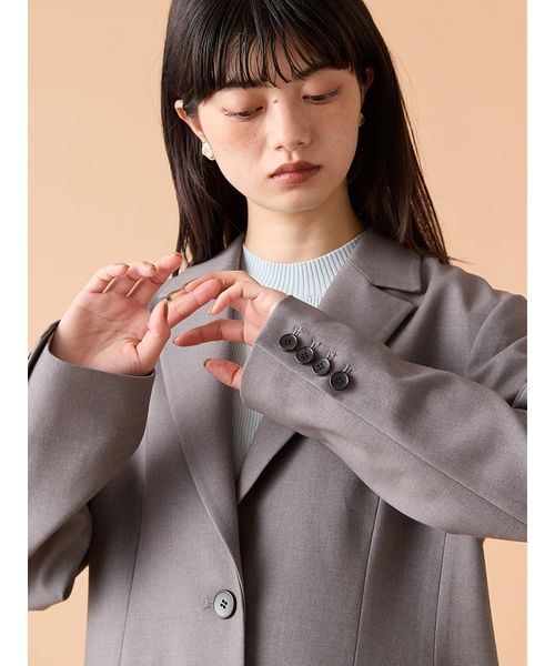 WEB限定00サイズ】バリエーションオーバージャケット(508364595)｜阪急