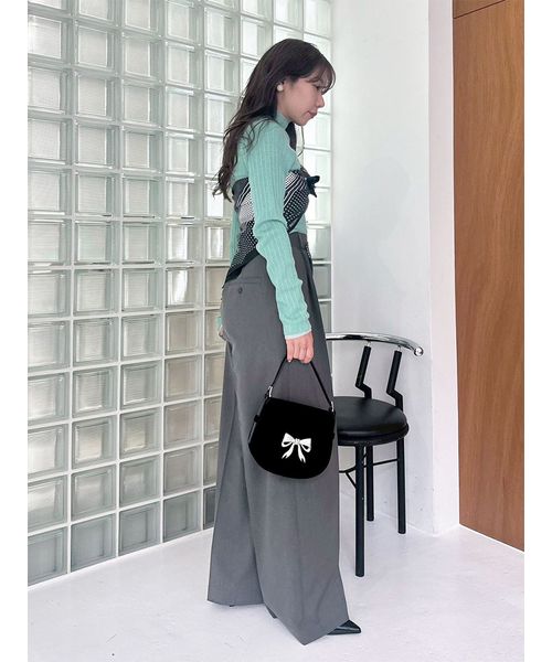 アシメウエストワイドパンツ　X S アシメデザインワイドパンツ(508364613)｜阪急百貨店公式通販