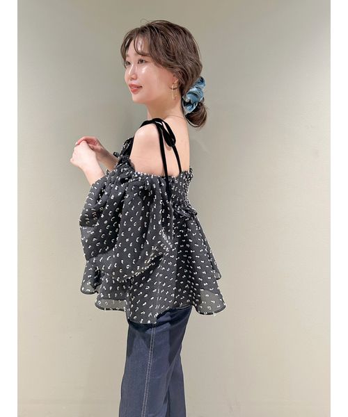 【正規品】Lilybrown   3wayジャガードペプラムビスチェ 3wayジャガードペプラムビスチェ(508364631)｜阪急百貨店公式