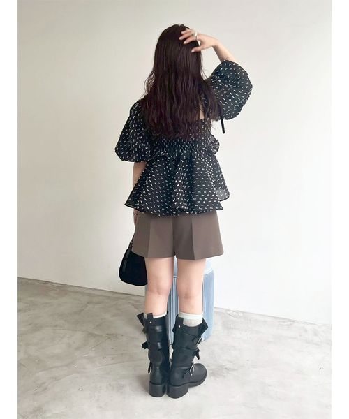 3wayジャガードペプラムビスチェ LILY BROWN｜3wayジャガードペプラムビスチェ | Rakuten Fashion