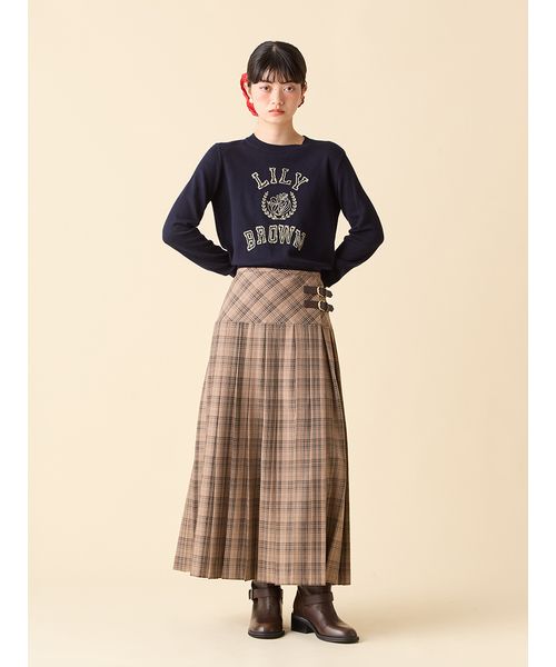 トップス Lili ラメジャガードロゴニットトップス(508364988)｜阪急百貨店公式