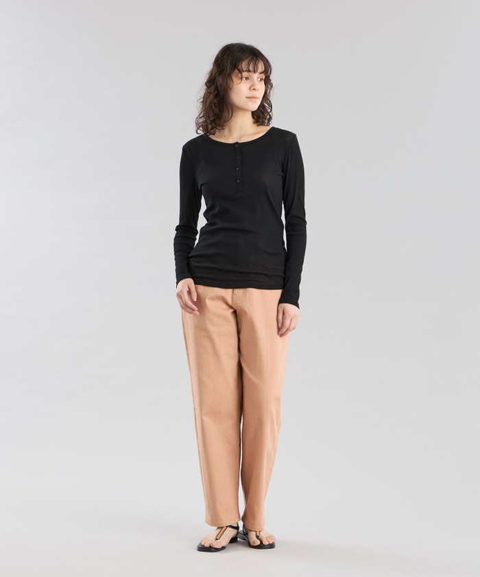 tシャツ GREY LABEL シアーヘンリーネック レディース GREY LABEL シアーヘンリーネック(508320306)｜阪急百貨店公式