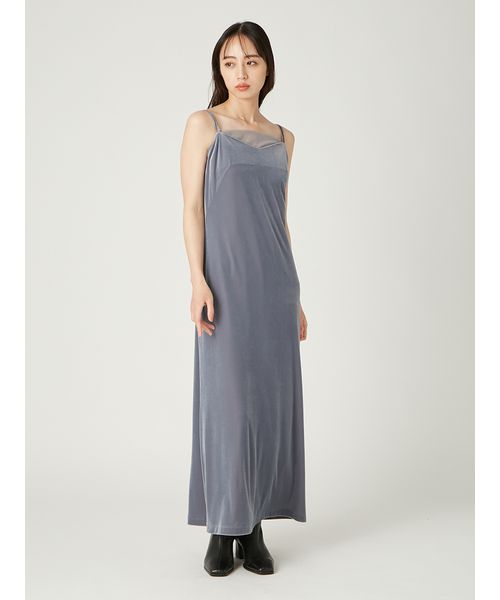 シアーベロアカーデ&キャミワンピース(508369213)｜阪急百貨店公式通販