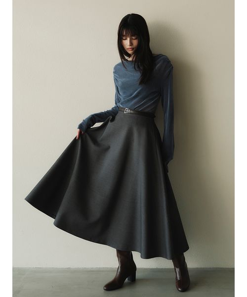 デコルテタックフロッキーチュールトップス(508369214)｜阪急百貨店