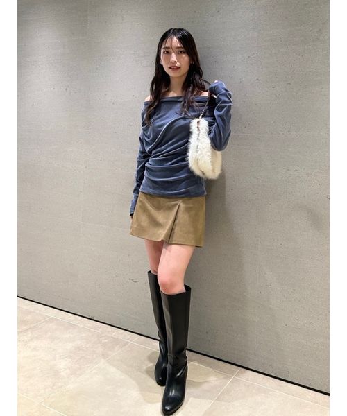 デコルテタックフロッキーチュールトップス(508369214)｜阪急百貨店