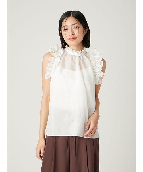 2wayギャザーフリルブラウス(508369218)｜阪急百貨店公式通販