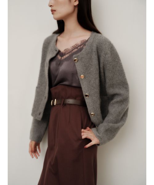 フォックスウールニットジャケット(508369290)｜阪急百貨店公式