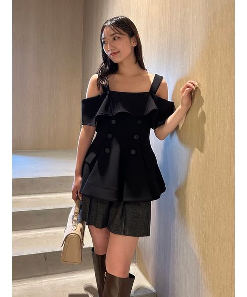 【正規品】　d.i.a. リング付きショートパンツ d.i.a ダイヤ サイドリング ショートパンツ