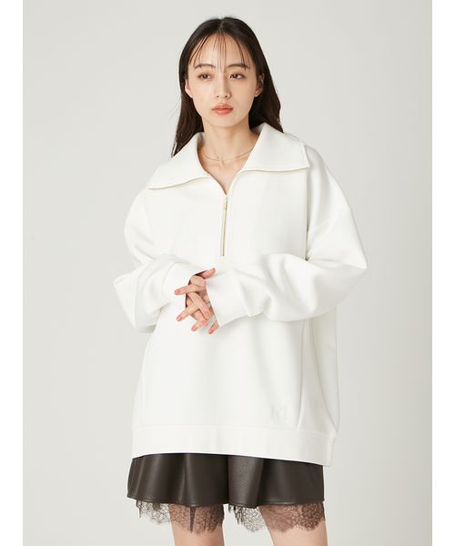24SS PHEENY フレンチテリーハーフジッププルオーバー ハーフジップアッププルオーバー(508373143)|阪急百貨店公式