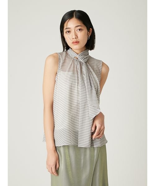 限定カラー】シアーノースリボウタイブラウス(508369219)｜阪急百貨店 