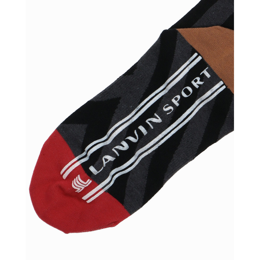 ランバン スポール LANVIN SPORT 変形ストライプミドル丈