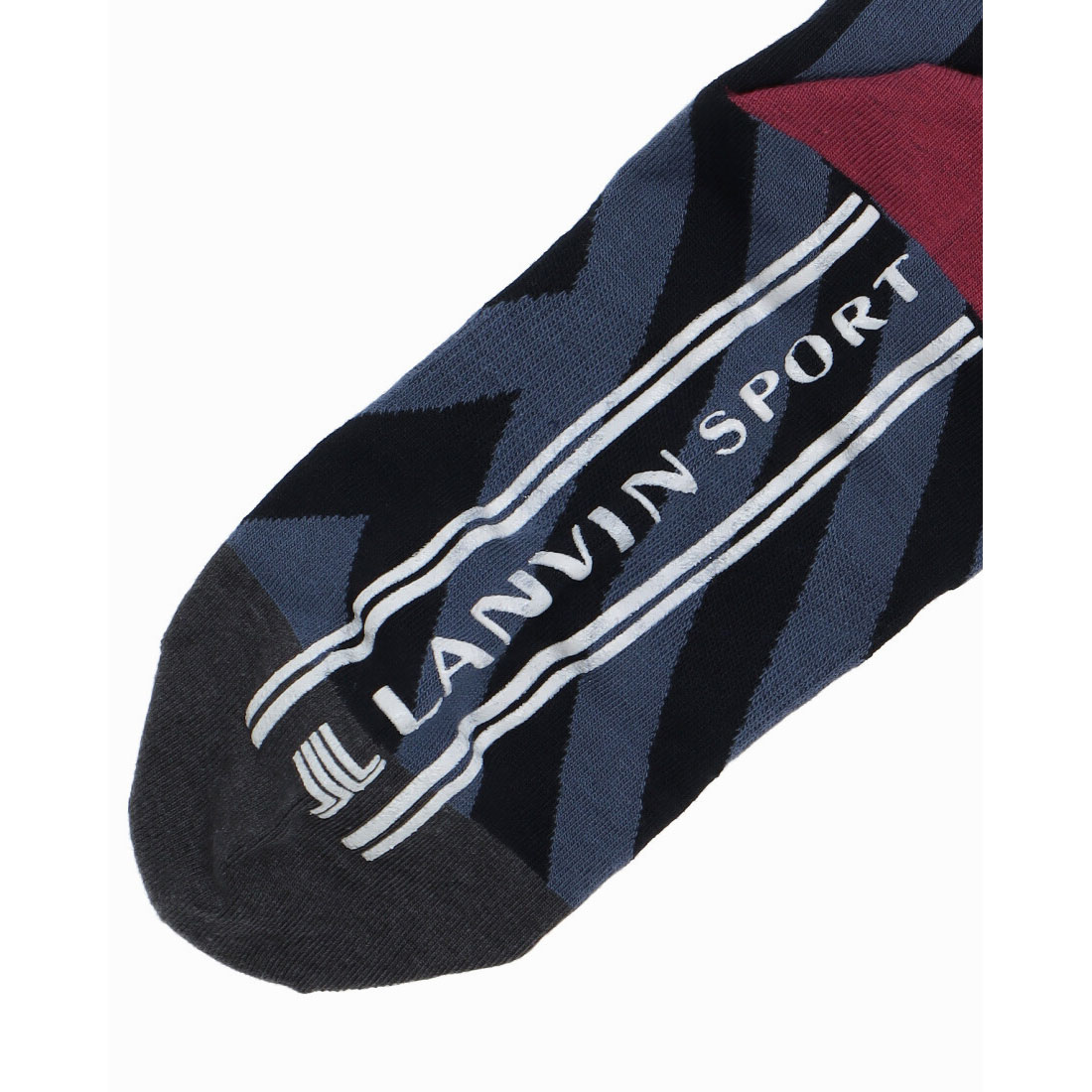 LANVIN SPORT 黒 パンツ サイドストライプ LANVIN SPORT 黒 パンツ サイドストライプ