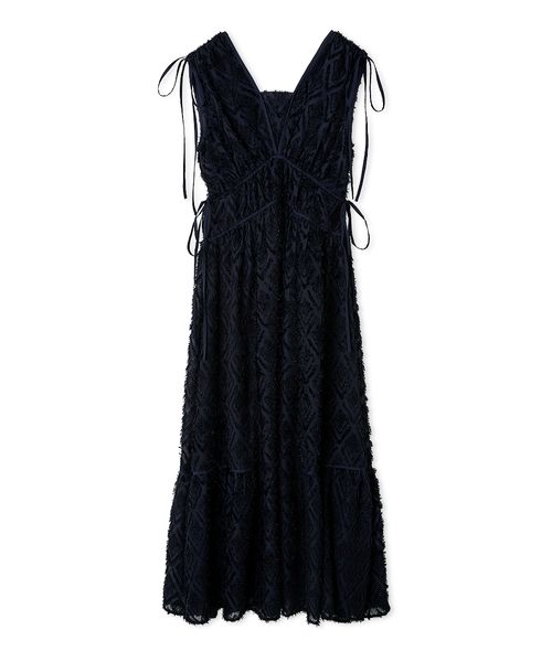 00サイズあり】ジャガードドロストディティールワンピース