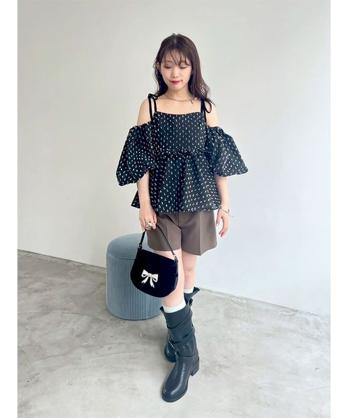 3wayジャガードペプラムビスチェ(508364631)｜阪急百貨店公式