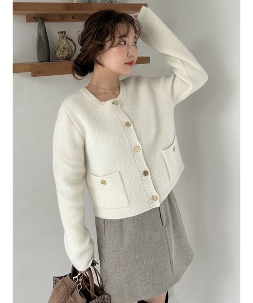 フォックスウールニットジャケット(508369290)｜阪急百貨店公式通販