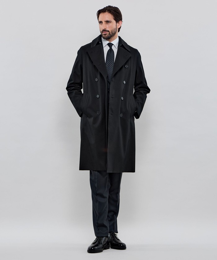 DUNFORD TRENCH】ギャバジントレンチコート(505343325)｜HANKYU MEN'S