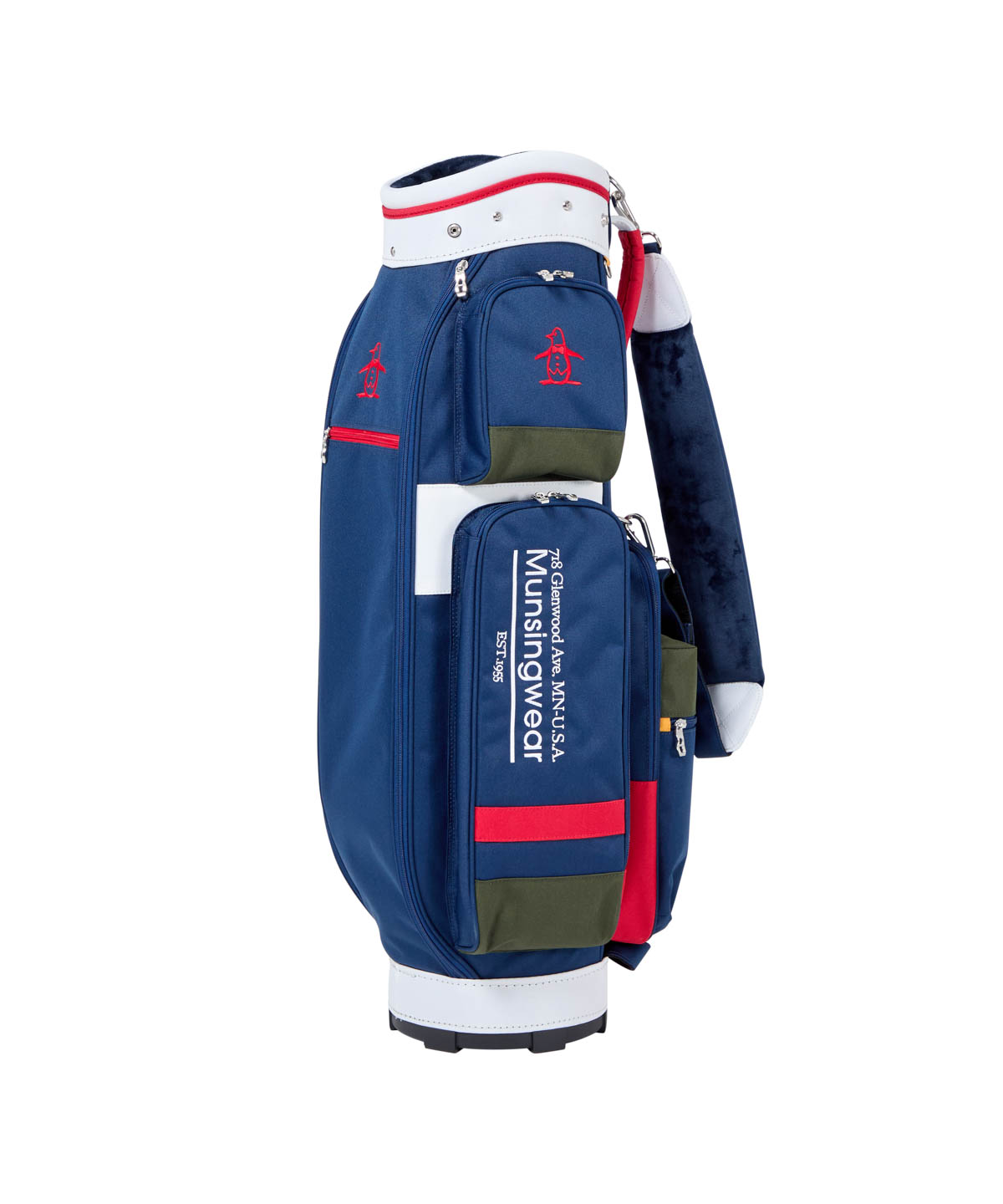 マンシングウェア Munsingwear マルチカラーキャディバッグ