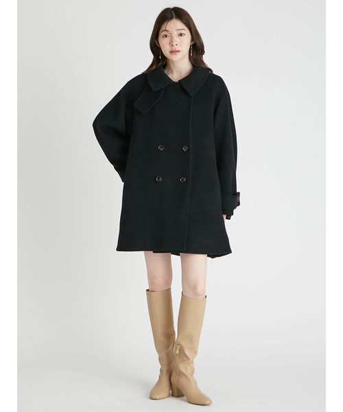 Aラインウールミドルコート Aラインウールミドルコート(508381580)｜阪急百貨店公式通販サイト
