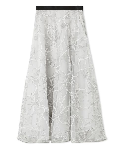 ブラッシュドエンブロイダリースカート(508381592)｜阪急百貨店公式