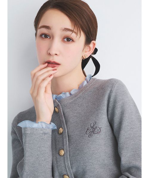 フリルデタッチャブルカーディガン(508381637)｜阪急百貨店公式通販