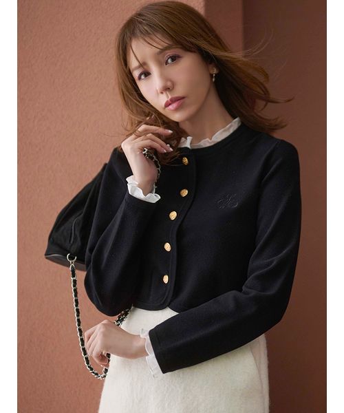 フリルデタッチャブルカーディガン(508381637)｜阪急百貨店公式通販